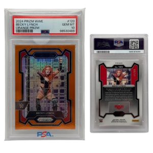 2024 Panini WWE Orange Prizm Becky Lynch (18/99) – PSA 10 Gem Mint