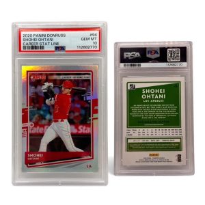 2020 Panini Donruss Career Stat Line Shohei Ohtani (38/40) - PSA 10 GEM