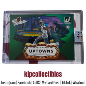 2025 Donruss Rookies & Highlights Green Uptown Tetairoa McMillan SSP