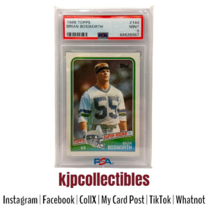 1988 Topps Brian Bosworth PSA 9