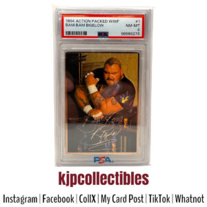 1994 Action Packed Bam Bam Bigelow PSA 8