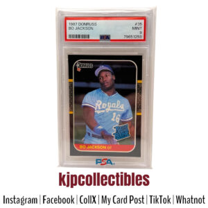 1987 Donruss Bo Jackson PSA 9