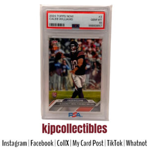 2024 Topps Now Caleb Williams PSA 10
