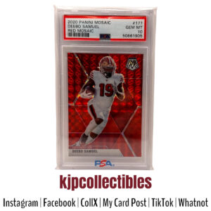 2020 Mosaic Red Deebo Samuel PSA 10