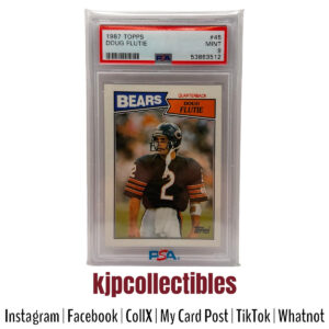 1987 Topps Doug Flutie PSA 9