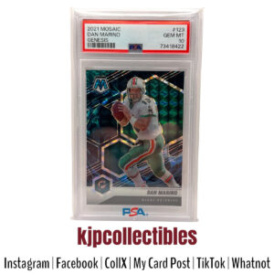 2021 Mosaic Genesis Dan Marino PSA 10