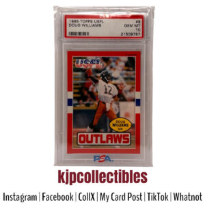 1985 Topps USFL Doug Williams PSA 10