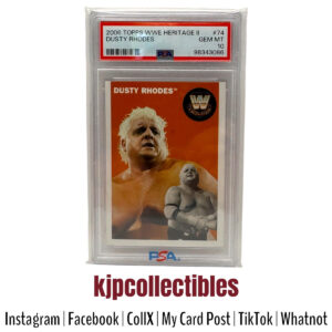2006 Topps Heritage Dusty Rhodes PSA 10