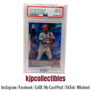 2022 Bowman Chrome Elly De La Cruz PSA 10