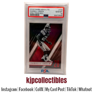 2016 Absolute Spectrum Red Darrell Green PSA 10