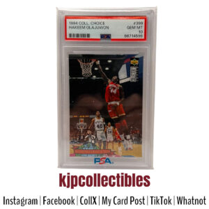1994 Collector's Choice Hakeem Olajuwon PSA 10