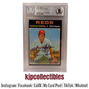 1973 Topps Tommy Helms BGS Authentic