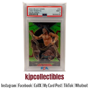 2023 Select Neon Green Jake Roberts PSA 9