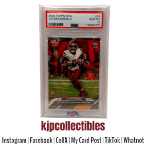 2024 Topps Now Jayden Daniels PSA 10