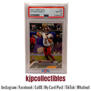 2024 Topps Now Jayden Daniels PSA 10