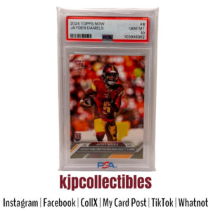 2024 Topps Now Jayden Daniels PSA 10