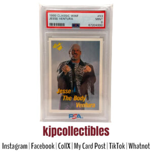 1990 Classic WWF Jesse Ventura PSA 9