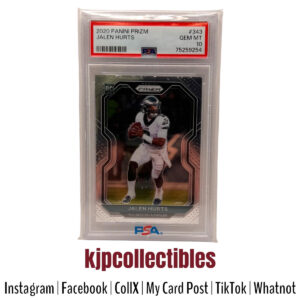 2020 Prizm Jalen Hurts PSA 10