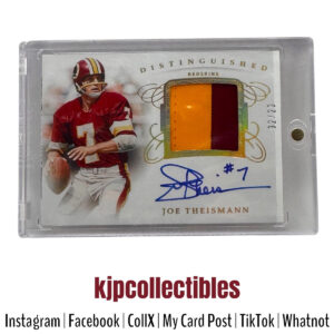 2019 Flawless Joe Theismann Auto 2/20