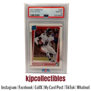2021 Donruss Kyle Pitts PSA 10