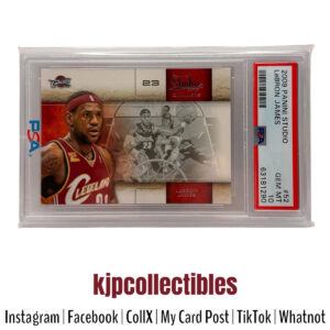 2009 Panini Studio LeBron James PSA 10