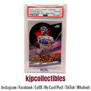 2022 Topps Cosmic Chrome Mookie Betts PSA 10