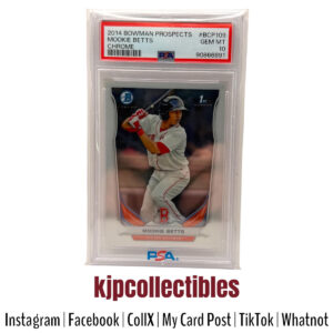 2014 Bowman Prospects Chrome Mookie Betts PSA 10