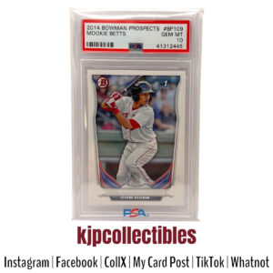2014 Bowman Prospects Mookie Betts PSA 10