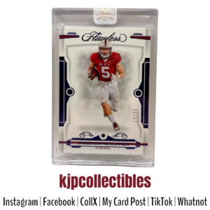 2022 Flawless Collegiate Sapphire Christian McCaffrey 18/20