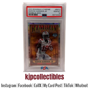 2023 Bowman U Chrom Marvin Harrison Jr PSA 10