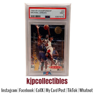 1994 SP Championship Michael Jordan PSA 9