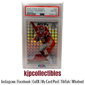 2020 Mosaic Patrick Mahomes II PSA 10