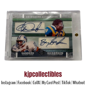 2007 Topps Co-Signers Auto Dickerson/Sanders