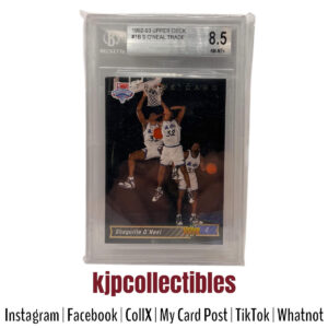 1992-93 Upper Deck Trade Shaquille O'Neal BGS 8.5