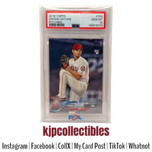 2018 Topps Pitching Shohei Ohtani PSA 10
