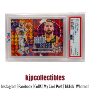 2023 Mosaic Purple Stephen Curry PSA 10