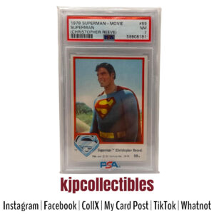 1978 Superman Movie Christopher Reeve PSA 7