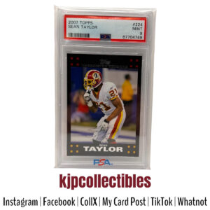 2007 Topps Sean Taylor PSA 9