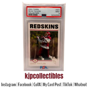 2004 Topps Collection Sean Taylor PSA 9