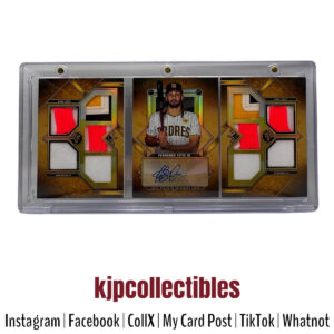 2024 Topps Triple Threads Relic Auto Book Card Fernando Tatis Jr 1/3