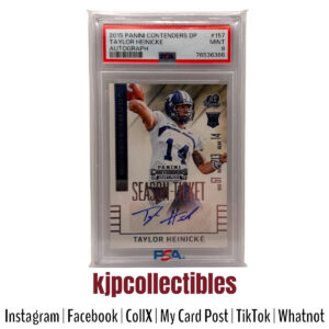 2015 Contenders Taylor Heinicke Auto PSA 9