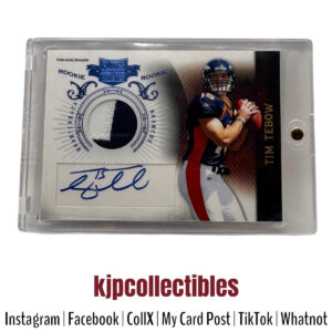 2010 Panini Rookie Tim Tebow RPA 9/25