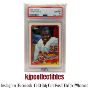 1988 Topps Timmy Smith PSA 10