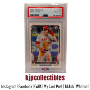 2014 Bowman Mike Trout PSA 10