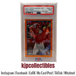 2023 Topps Chrome Update Mike Trout PSA 9
