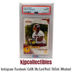 2010 Score Trent Williams PSA 10