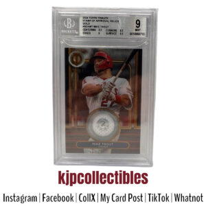 2024 Topps Tribute Mike Trout BGS 9