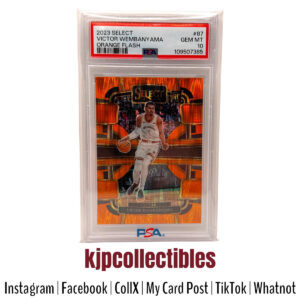 2023 Select Orange Flash Victor Wembanyama PSA 10
