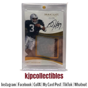 2015 Immaculate Bo Jackson Auto 21/25