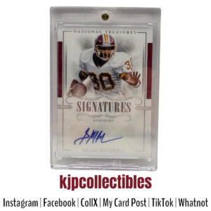 2017 National Treasures Brian Mitchell Auto 3/49